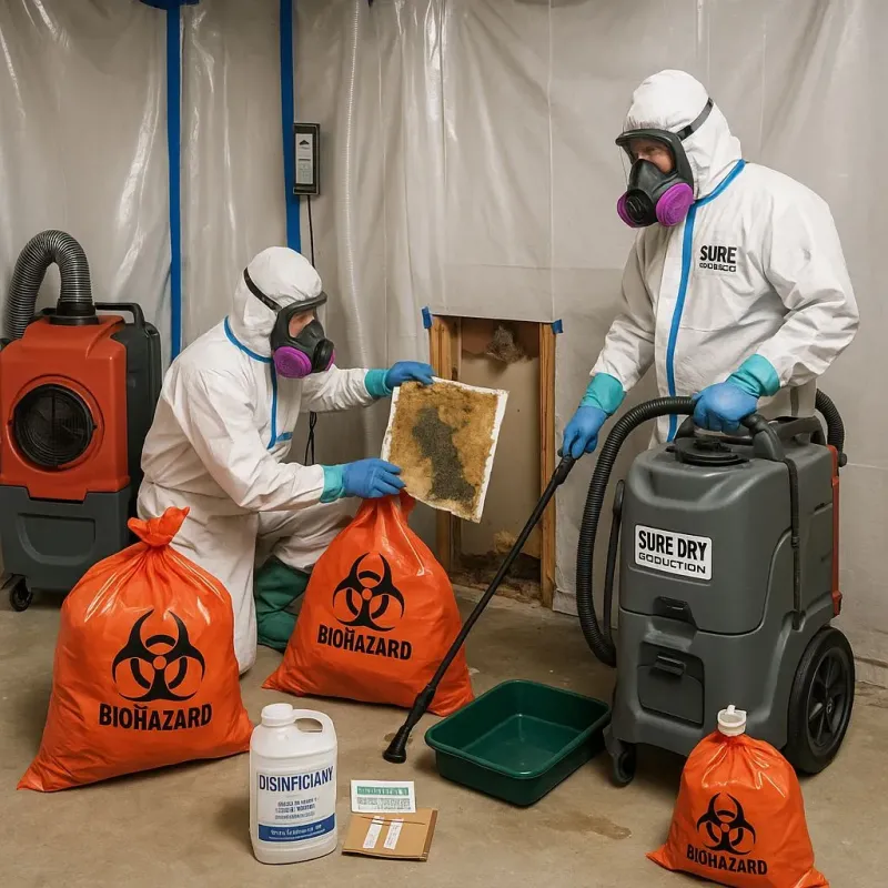 Contaminated Water Handling Protocols process in Cricket, NC