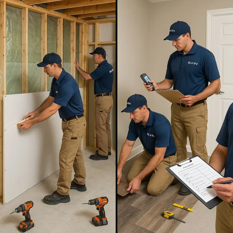 Repairs and Reconstruction process in Cricket, NC